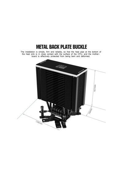 Cps Rz820 Cpu Hava Soğutucu, Dört 8mm Ve Dört 6mm Isı Borulu 290w Tdp Çift Kule Soğutucu, Çift Pwm Fan, Intel Lga1851/1700/1200/115x/20xx Ve Amd Am5/am4 İle Uyumlu, Siyah Cps Rz820 Cpu Hava Soğutucu, Dört 8mm Ve Dört 6mm Isı Borulu 290w Tdp Çift Kule Soğutucu, Çift Pwm Fan, Intel Lga1851/1700/1200/115x/20xx Ve Amd Am5/am4 İle Uyumlu, Siyah