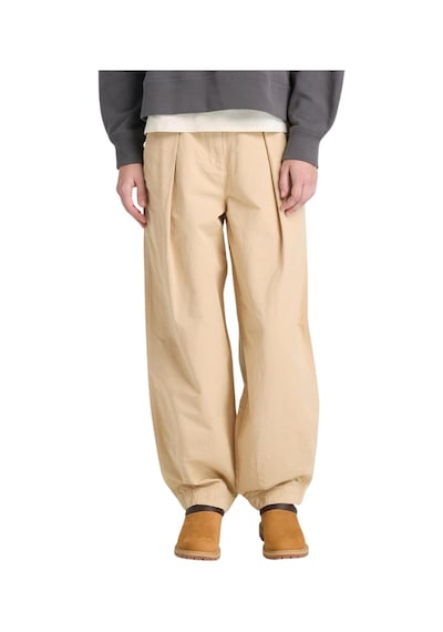 B0a42nfy941-r Timberland Utility Cotton Linen Pants Kadın Pantolon Krem B0a42nfy941-r