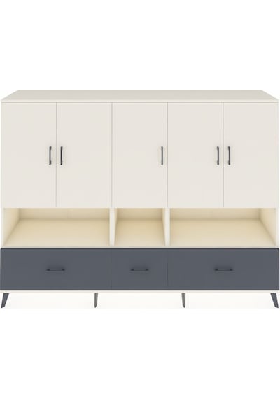 Hyperion Dolap 12 Raflı 3 Çekmeceli 5 Kapaklı 220x44x163 Aytaşı-a Aytaşı-aytaşı/antrasit Hyperion Dolap 12 Raflı 3 Çekmeceli 5 Kapaklı 220x44x163 Aytaşı-a Aytaşı-aytaşı/antrasit