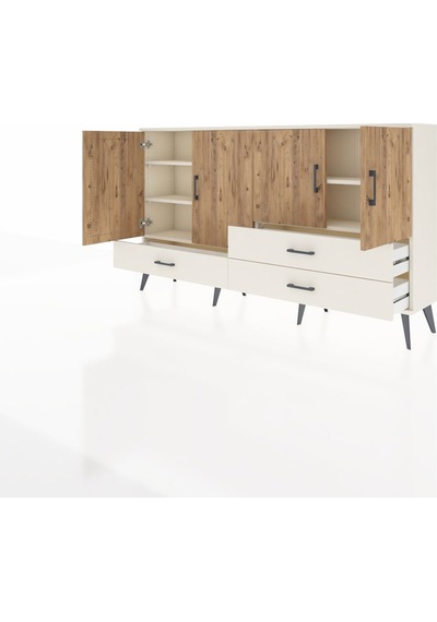 Arges Konsol 5 Raflı 3 Çekmeceli 4 Kapaklı 176x30x99 Aytaşı-çam/a Aytaşı-çam/aytaşı Arges Konsol 5 Raflı 3 Çekmeceli 4 Kapaklı 176x30x99 Aytaşı-çam/a Aytaşı-çam/aytaşı