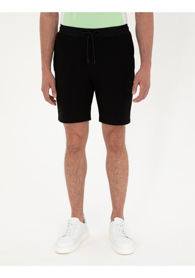 Pierre Cardin Erkek Siyah Şort Örme 50284172-vr046 Siyah