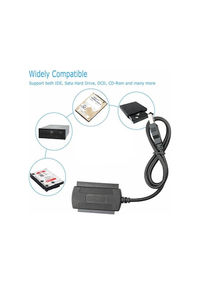 Turbosepet Usb To Ide Sata Hdd Dvd Cd Çevirici Kablo