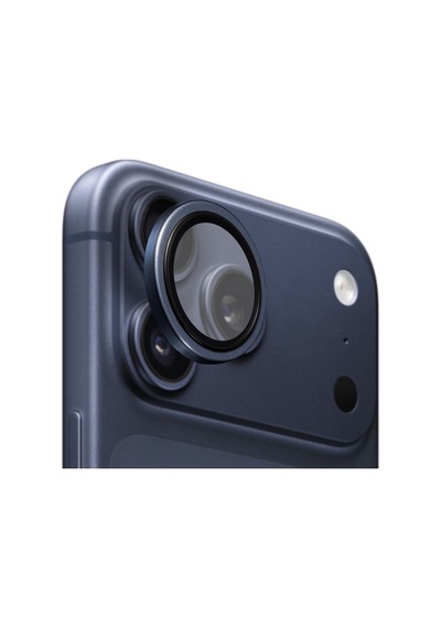 Buff İphone 17 Pro / 17 Pro Max Titan Metal Kamera Lens Koruyucu Blue Mavi
