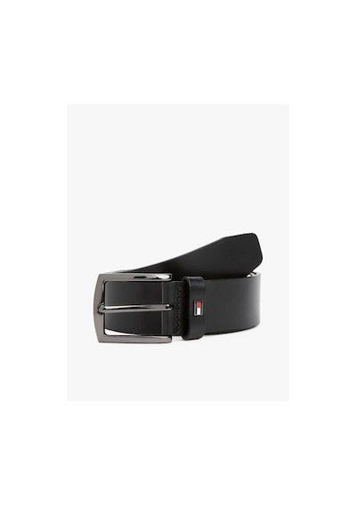 Tommy Hilfiger Erkek Siyah Deri Kemer-6078 Siyah