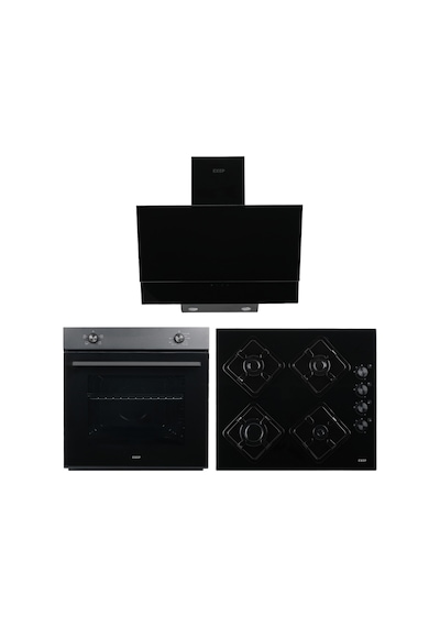 Exep Smart EF-200 - EO-320 - ED-402 Siyah Ankastre Set