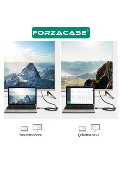 Forzacase Hd 1080p Tv Pc Projeksiyon Uyumlu Hdmi Uzatma Kablosu Dişi Erkek 3 Metre - Fc1189