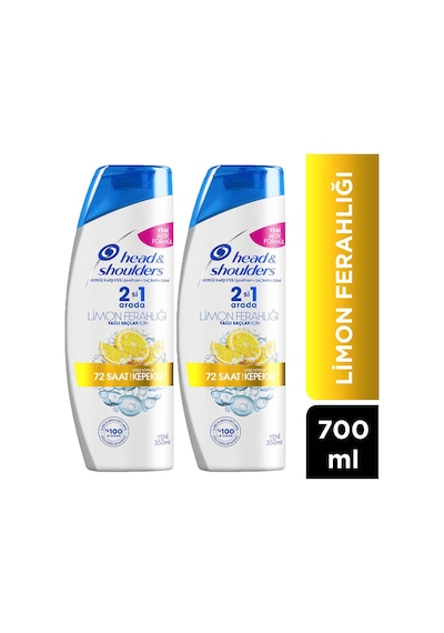 Head & Shoulders 2'si 1 Arada Limon Ferahlığı Şampuan 2 x 350 ML
