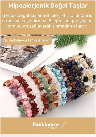 Enenstyle Fashıon Boutıqueunisex Oğlak Burcu Enerjisini Yükselten Doğal Taş Bileklik Oğlak Burçları Için Burç Taşı Bileklik Çok Renkli Çok Renkli