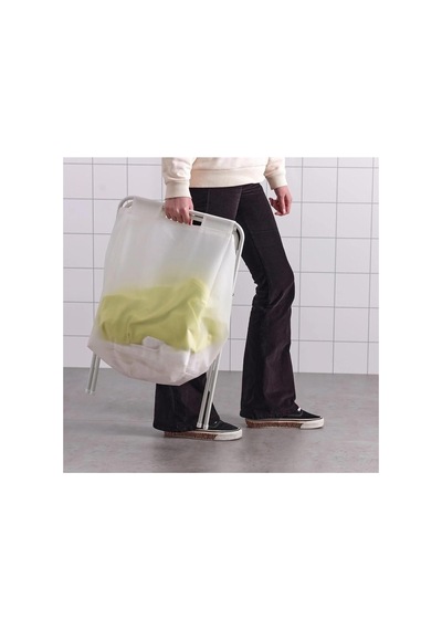 Ikea 50 Litre Beyaz,katlanır, Çamaşır Sepeti Açılır Kapanır Pratik Kirli Sepeti 50 Lt U42x G43x Y60 Cm Çok Renkli