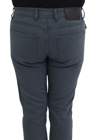 Hacker Dmctekstil Erkek Y790 Yeşil Yüksek Bel Normal Kesim Dar Paça Jean Pantolon