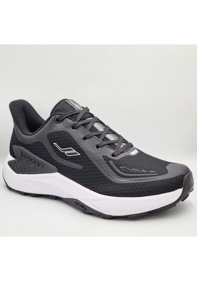 Lescon Mıura 4 Siyah Beyaz Erkek Sneaker Spor Ayakkabı Siyah