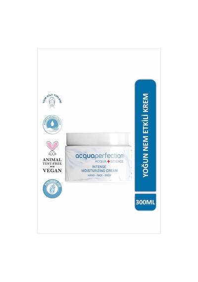 Acqua Perfection Yoğun Nemlendirici El Yüz ve Vücut Kremi 300 ML