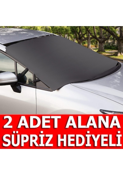 Bundera Oto Ön Cam Güneşlik Koruyucu Kar Buz Önleyici Perde Kılıf