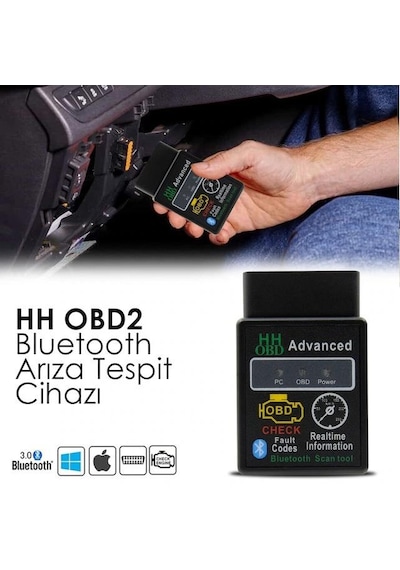 ELM 327 ARIZA TESBİT CİHAZI OBD CİHAZI ARIZA SİLME OKUMA