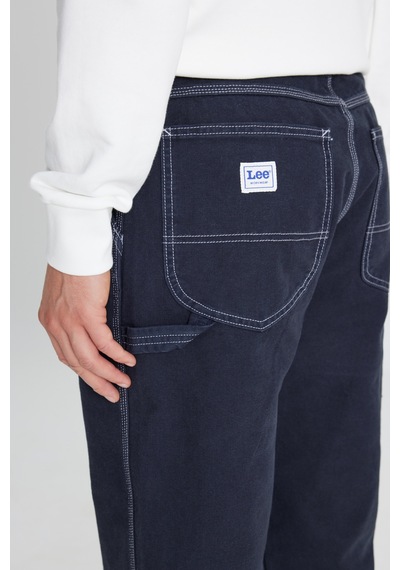 Lee Pamuk Relaxed Fit Rahat Kesim Jean Kot Denim Pantolon Mavi