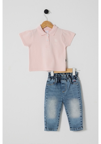 U.S. Polo Assn. U.s. Polo Assn Kız Bebek Turuncu Takım 5274-48242 Turuncu