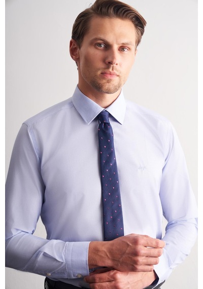 İmza Mavi Klasik Yaka Uzun Kol Cepsiz Slim Fit Basic Pamuklu Gömlek 1004255008 Mavi İmza Mavi Klasik Yaka Uzun Kol Cepsiz Slim Fit Basic Pamuklu Gömlek 1004255008 Mavi