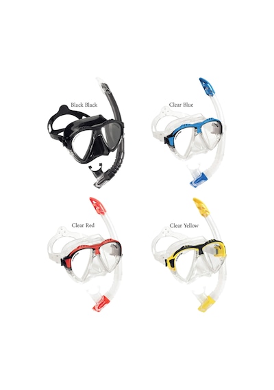 Cressi Matrix Maske Gamma Şnorkel Seti Clear-blue Clear - Blue