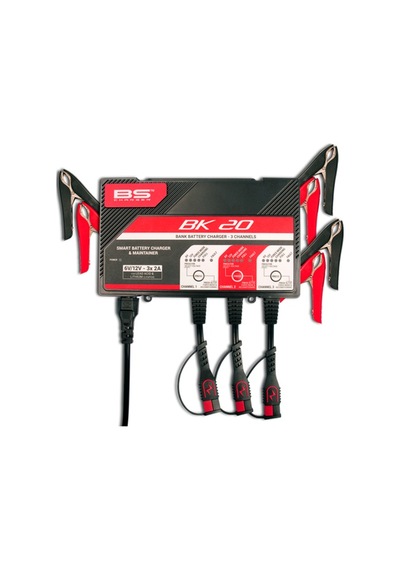 BS Battery BK 20 3 Kanal Lithium ve Kurşun Asit Akü Şarj Cihazı