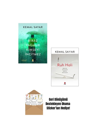 Kemal Sayar - Biraz Yağmur Kimseyi İncitmez - Ruh Hali + Okuma Sticker'ları