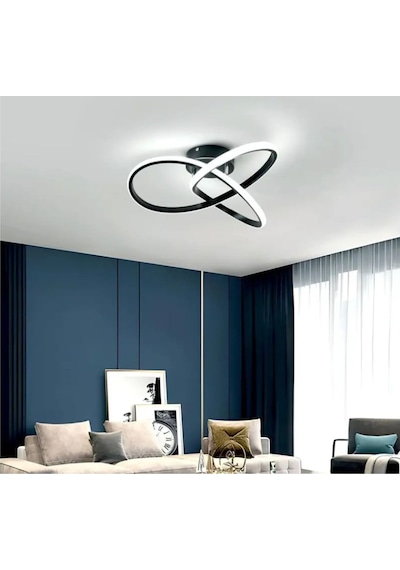 Sonsuzluk Model Tekli Plafonyer Beyaz Işık Ultrapower Avizeg