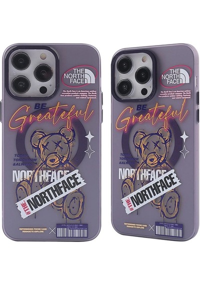 Apple Uyumlu   iPhone 14 Pro Kılıf Apollo Magneticsafe Desenli Kapak - Apollo Mor - 2