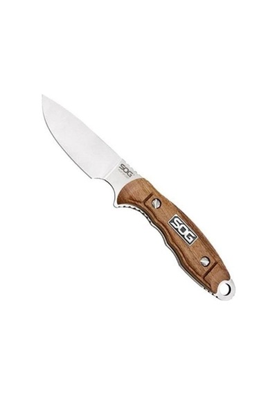 Sog Hunts Point Skinning Ht012l-cp Ahşap Saplı Avcı Kamp Bıçağı