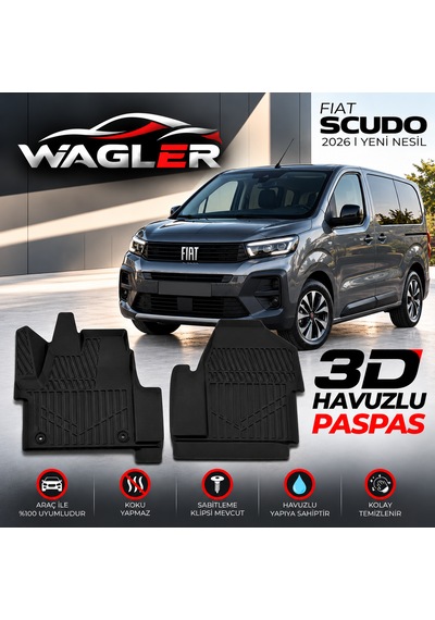 Wagler Fiat Scudo Havuzlu Paspas 2022 Ve Sonrası