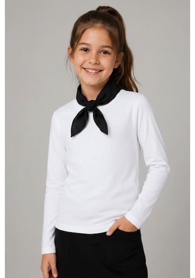 Kiagu Beyaz Uzun Kol Basic T-shirt- Terletmeyen Esnek Kumaş Pamuklu Mevsimlik Beyaz Uzunkol Kız Çocuk Tsort Beyaz Kiagu Beyaz Uzun Kol Basic T-shirt- Terletmeyen Esnek Kumaş Pamuklu Mevsimlik Beyaz Uzunkol Kız Çocuk Tsort Beyaz