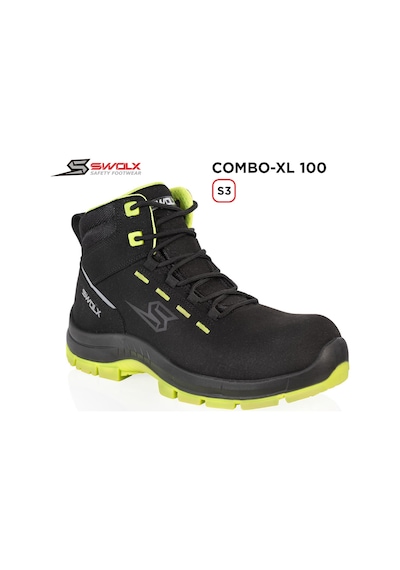 Swolx İş Ayakkabısı - Combo-Xl 100 S3 Siyah