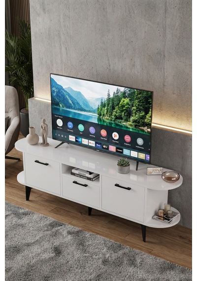 Mira Mavi Tv Sehpası Suntalam 160x35 Cm