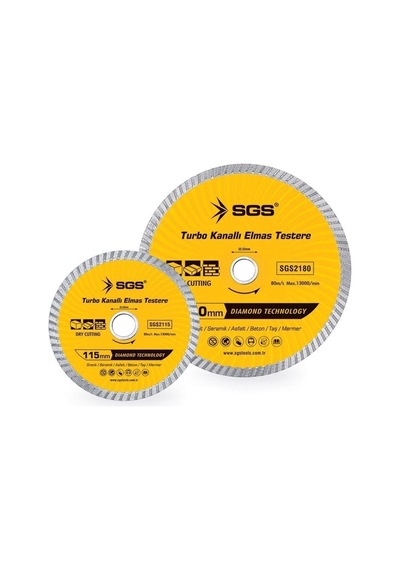 Sgs2115 Turbo Kanallı Elmas Kesici 115mm