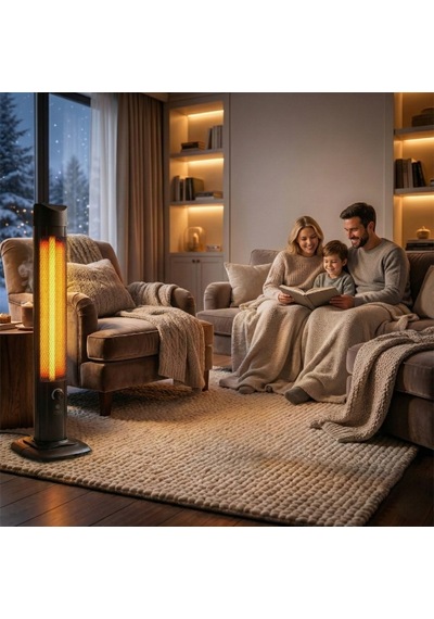 Büro Ev Ofis si İçin Dik Termostatlı Mikatronik Isıtıcı