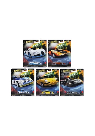 Hammer Drop 5 Li Set Bugatti Veyron, Porsche 911, Mazda 787b, Lancia, Mg Metro