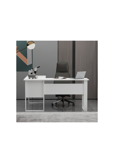 Temur Ofis Masası Beyaz