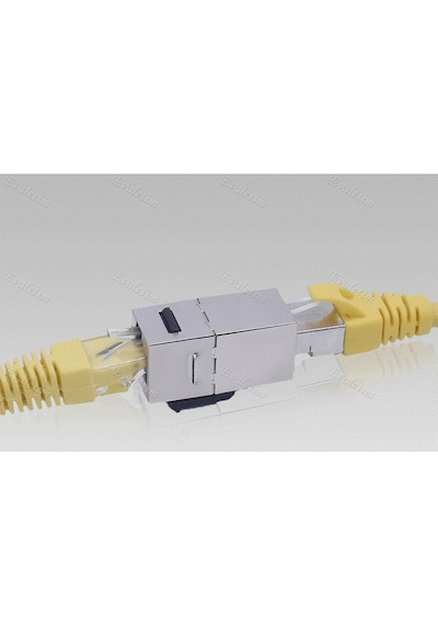Cat6 Jack Kablo İnternet Dişi 4380P Metal Rj45 Ek Birleştirici
