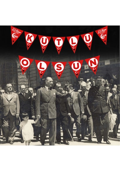 23 Nisan Süsleme Seti, Bayrak, Balon, Süs