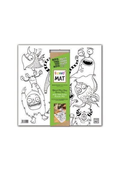 Funny Mat - Sevimli Canavarlar 40x40cm