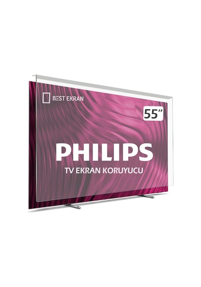 Philips Uyumlu 55PUS7607 TV EKRAN KORUYUCU - 55" inç 139 Ekran K