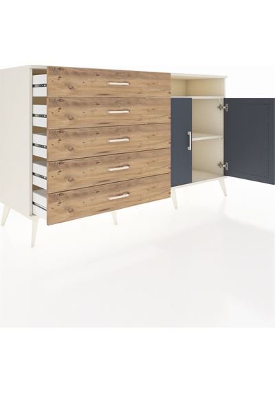 Hyperion Konsol 2 Raflı 5 Çekmeceli 2 Kapaklı 176x44x99 Aytaşı-an Aytaşı-antrasit/çam Hyperion Konsol 2 Raflı 5 Çekmeceli 2 Kapaklı 176x44x99 Aytaşı-an Aytaşı-antrasit/çam