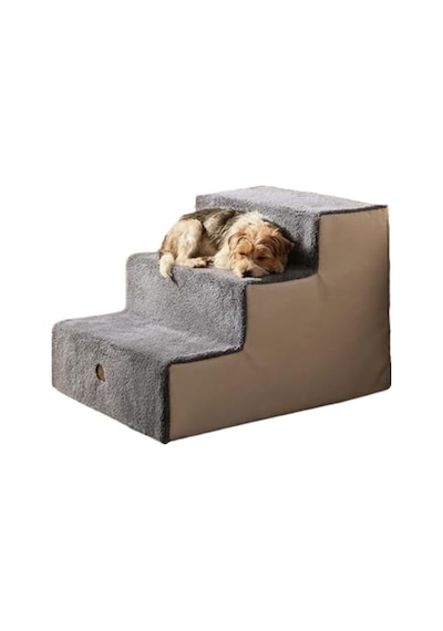 Ortopedik Merdiven 40x51x50 Cm Kedi Ve Köpekler İçin Bej Renkli