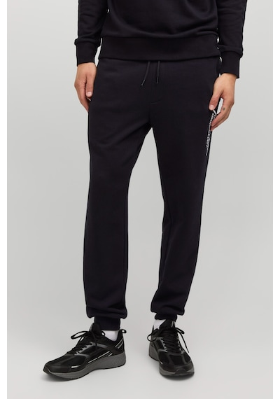 Jack & Jones Jpstgordon Beau Sweat Pan Siyah Erkek Eşofman Altı Siyah