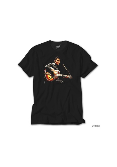 Elvis Presley Siyah Tişört Siyah