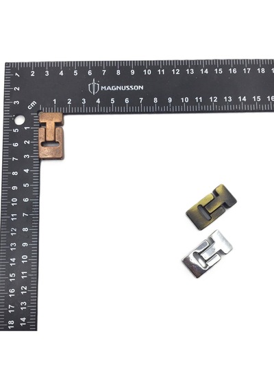 3x14 Mm Deri Bileklik Kiliti Mıknatıslı Kilit 20 Adet 3 X 14 / Bakır