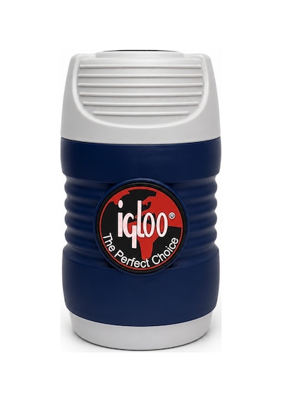 Cam Yemek Termosu - Isı Yalıtımlı - Igloo - 600 Ml - Gri/lacivert - 200385 Çok Renkli
