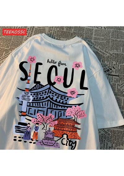 Noıssey Urban Pop Graphic Kadın Tişört Koleksiyonukod 5125 Beyaz