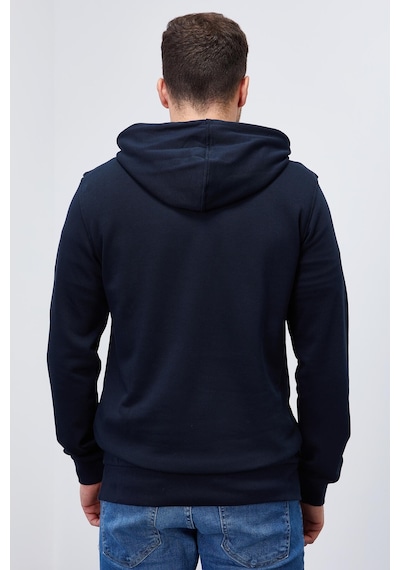 Tommy Life Lacivert Kanguru Cep Standart Kalıp Kapüşonlu Erkek Sweatshirt - 87872 Lacivert