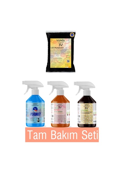 4'lü Evde Bitki Yetiştirme Seti Köklendirme+koruma+bitki Besini+leonardit 1 Kg +viola+prooter+permet 4
