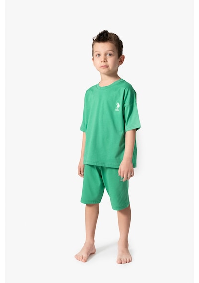 U.S. Polo Assn. Erkek Çocuk Yeşil Bermuda Takım 5274-43654 Yeşil