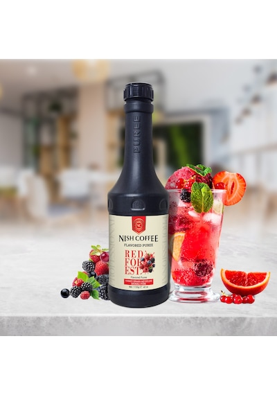 Nish Kırmızı Orman Meyveleri Aromalı Püre Sos 1.150 Gr